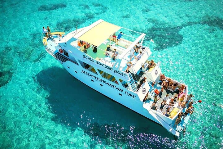 Blue Lagoon & Aphrodite's Rock: Full-Day Boat Trip from Limassol