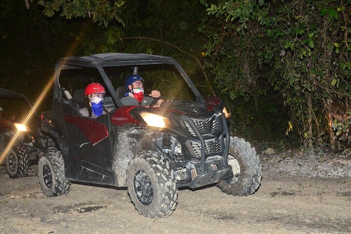 Polaris at Night: Jungle Polaris Ride, Cenote Blue Lagoon & Surf-and-Turf Dinner in Bávaro photo 6