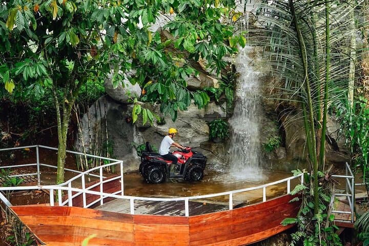Ubud ATV Adventure & Infinity Pool Bar: Private Quad Through Rice Fields and Jungle