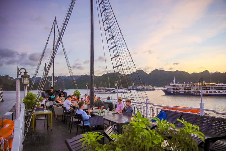 Oasis Bay Party Cruise: Overnight Halong Bay Adventure with Kayaks & Trampoline photo 6
