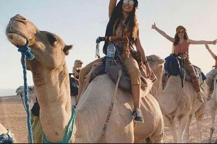 Agafay Desert Sunset Camel Ride, Dinner & Fire Show Near Marrakech photo 2