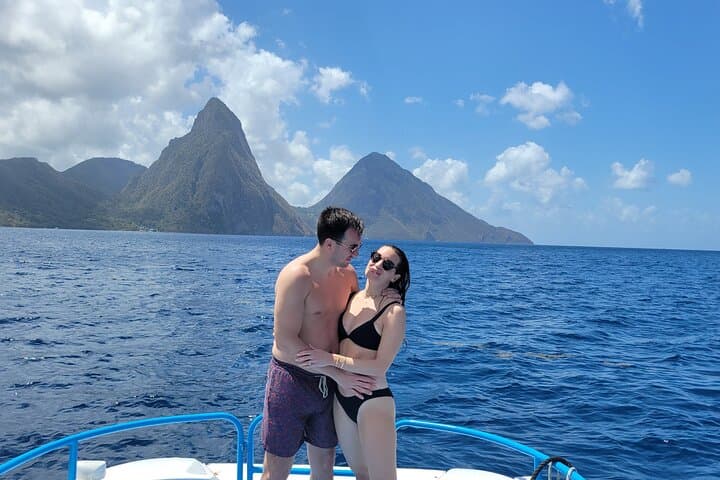 Private Full-Day Snorkel Charter to Soufriere, St. Lucia — Anse Chastanet & Pitons Cruise photo 1