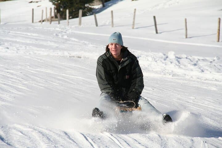 Davos Private Sledging Tour: Alpine Sledging on Schatzalp & Rinerhorn