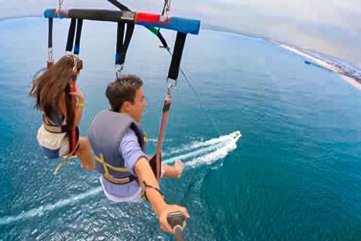 Montego Bay Parasailing Over Turquoise Caribbean Waters photo 3