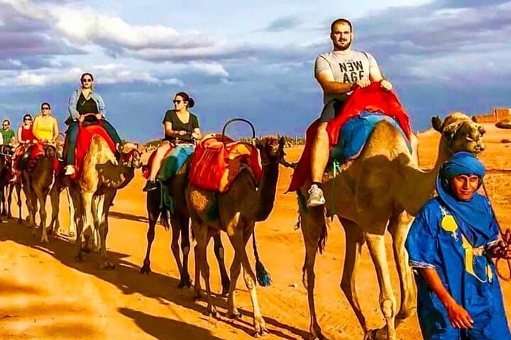 Sunset Camel Ride and Starry Dinner in Agafay Desert Near Marrakech