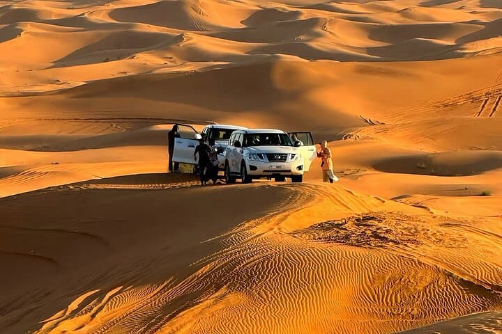 Dubai Red Dune Desert Safari — Sunset Dune Bashing, Quad Bikes & BBQ Camp