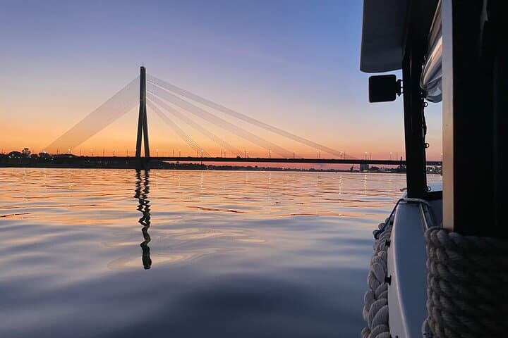 Riga Canal & Daugava River Sunset Boat Cruise: Evening Views from the Water