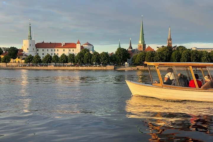 Riga Canal & Daugava River Sunset Boat Cruise: Evening Views from the Water photo 3