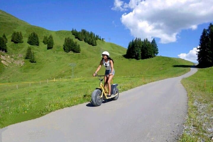 Hasliberg Monster Trotti Scooter Ride — Private Downhill from Rabbit Mountain