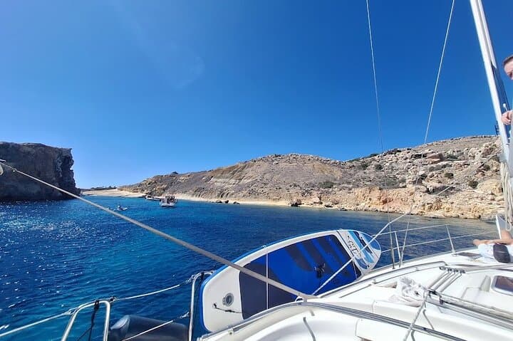 Private Yacht Day Trip Around Malta — Blue Lagoon, Comino & Grand Harbour Charter photo 4