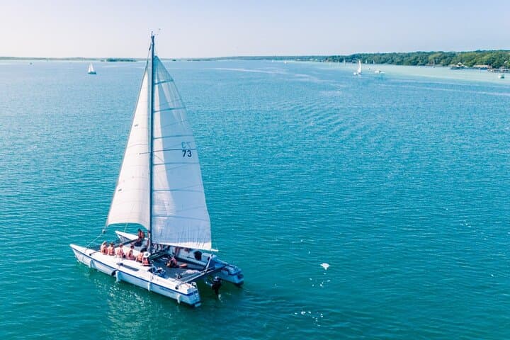 Private Catamaran Tour on Bacalar Lagoon — Luxury Sailing & Cenote Stops photo 2