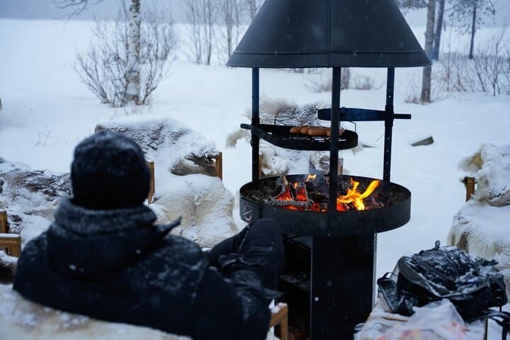 Rovaniemi Ice Fishing on Private Lakefront with BBQ Experience photo 6