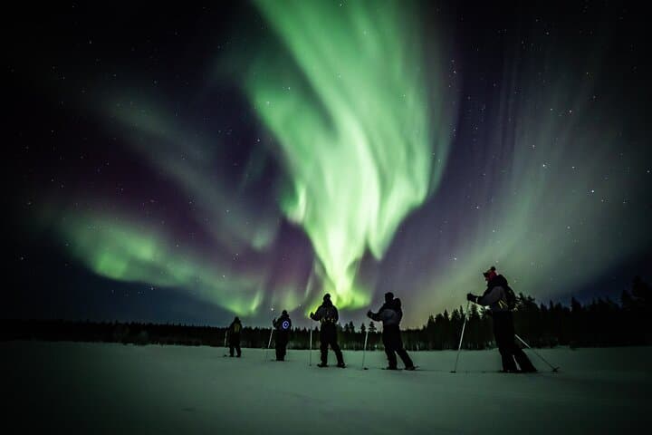 Rovaniemi Northern Lights Backcountry Skiing Adventure