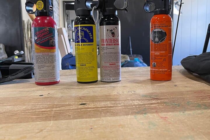 Rent Bear Spray in Anchorage: 10 oz Counter Assault with Holster & Bell photo 4