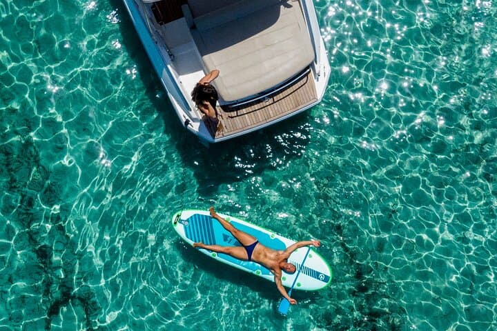 8-Hour Private Cranchi E30 Charter to Formentera from Ibiza photo 3