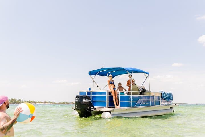 Deluxe 115HP Pontoon Rental in Panama City Beach — Shell Island Day Cruises photo 3