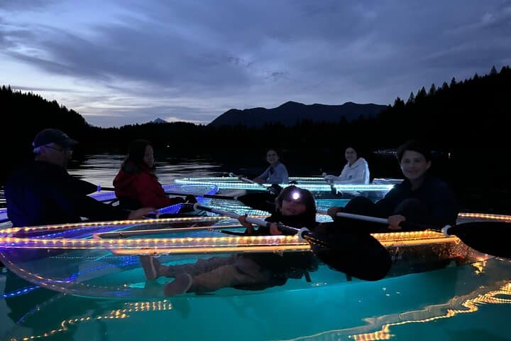 LED Illuminated Sunset Clear Kayak Tour on Peterson Lake — Kalispell, MT photo 4