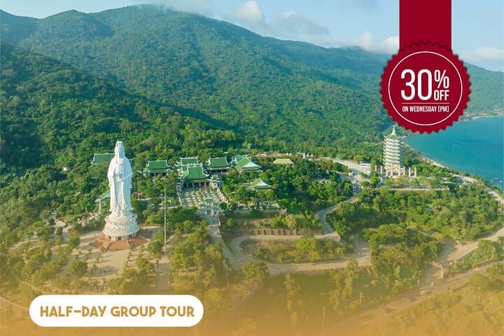 Half-Day Marble Mountains & Son Tra Peninsula: Pagodas, Caves, and Lady Buddha Views