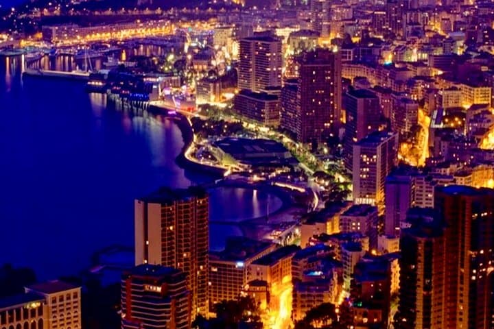 Monte Carlo by Night: Sunset Drive Along the Grande Corniche