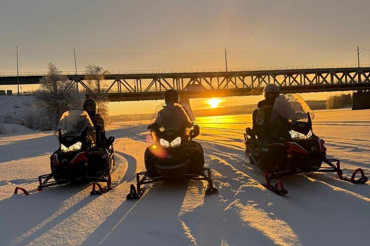 Private Rovaniemi Snowmobile Safari with Forest Feast