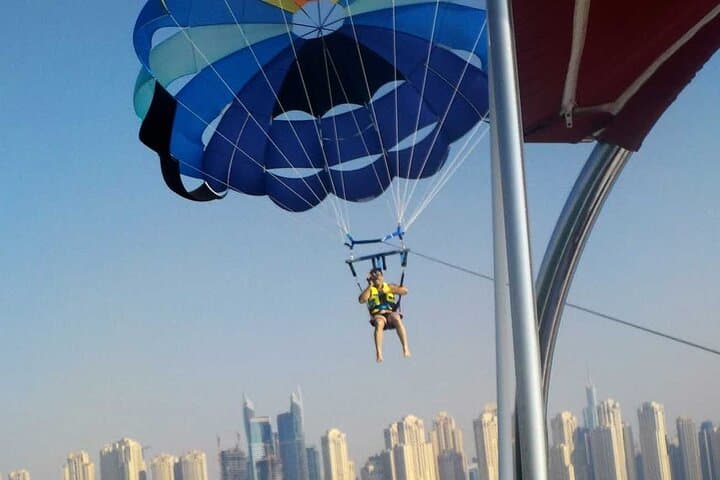 Soar Above Dubai Marina: Parasailing with Private Transfers photo 6