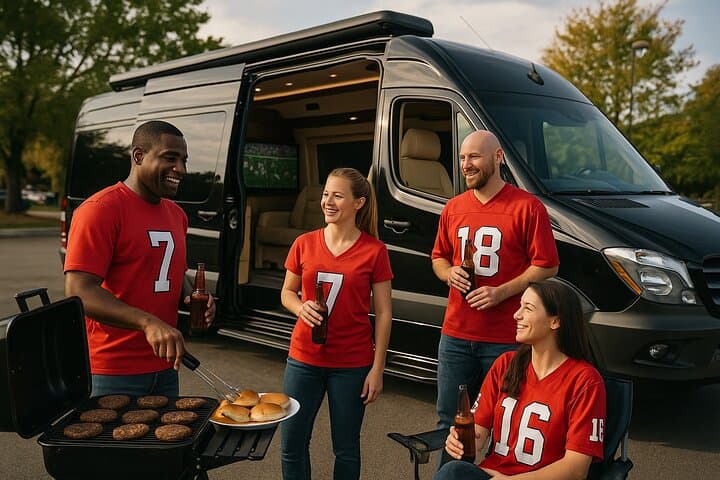 Luxury VIP Gameday Tailgate in a Maybach Sprinter Van — Atlanta Stadium Experience photo 5