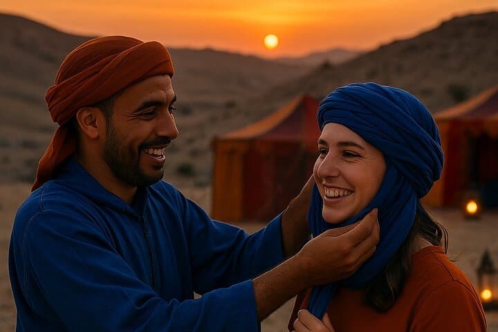 Agafay Desert Sunset: Quad Biking, Camel Ride & Moroccan Dinner with Fire Show photo 3