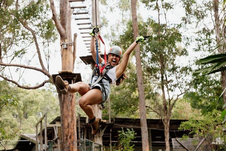 Treetop Challenge Adrenaline Pass: Zipline and High-Ropes at Tamborine Mountain photo 3