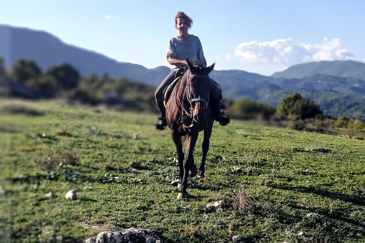 Horseback Riding in Simbruini National Park: Day Trip from Rome with Lunch & Wine photo 2