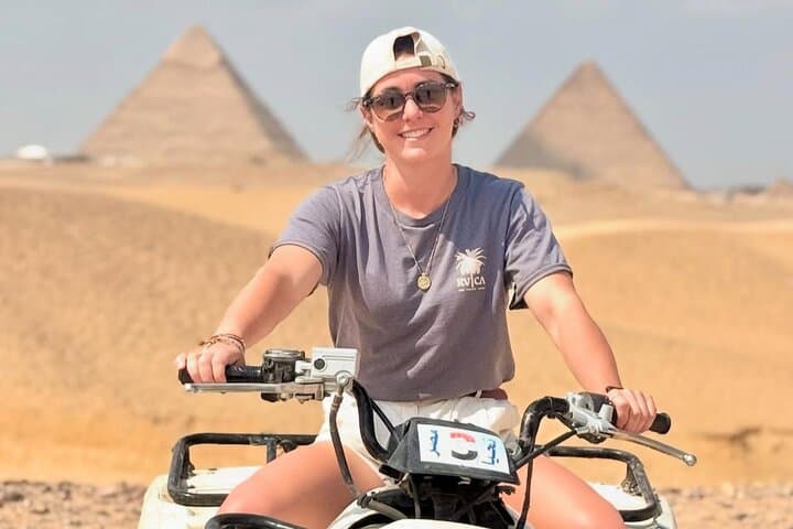 ATV and Camel Ride at Giza Pyramids: Private Desert Adventure
