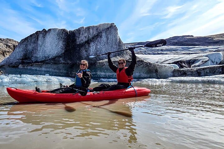 Kayaking the Sólheimajökull Glacier Lagoon — Paddle Among Icebergs in South Iceland photo 2