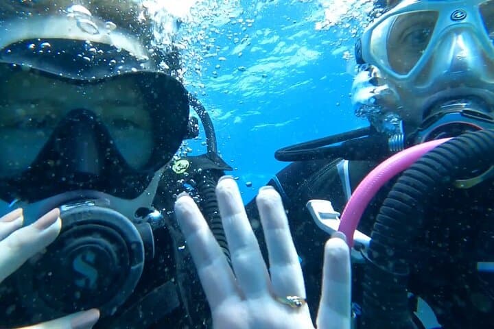 Private Beginner Scuba Discovery from a Boat in Tenerife