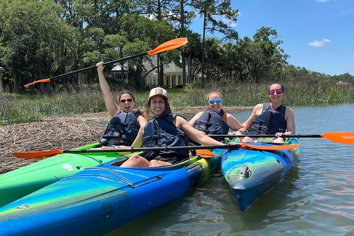 Rent Kayaks in Hilton Head Island: Paddle Broad Creek Estuary to Find Dolphins