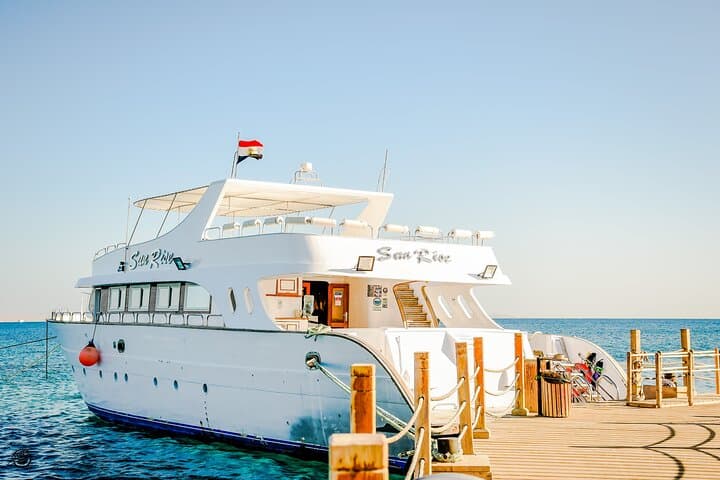 Luxury Private Boat Cruise to Orange Island — Hurghada Red Sea Day Trip photo 5