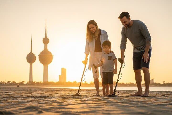 Kuwait Desert Metal Detecting: Coastal Treasure Hunt & Training
