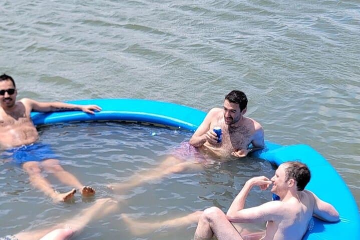 Private Tiki Boat Sandbar Swim from Tybee Island — BYOB Beach Bash photo 3