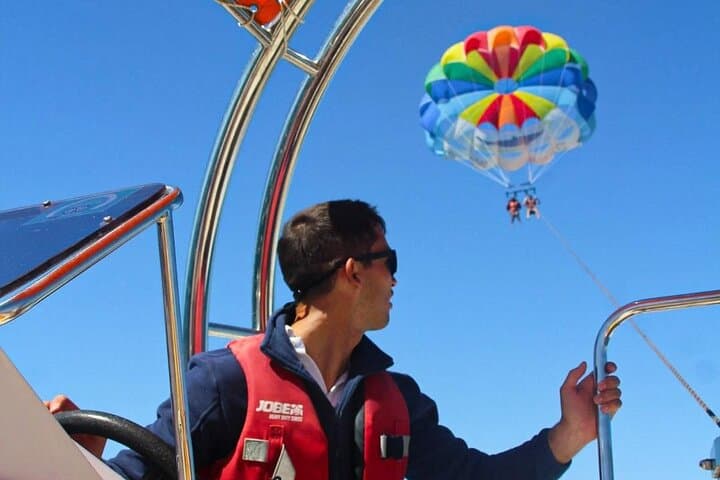 Soar Above the Algarve: Parasailing from Albufeira Marina photo 2