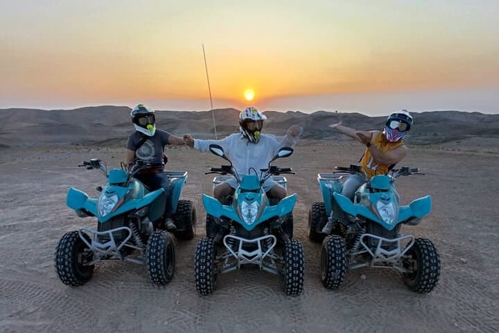 Sunset Quad Biking in Agafay Desert from Marrakech