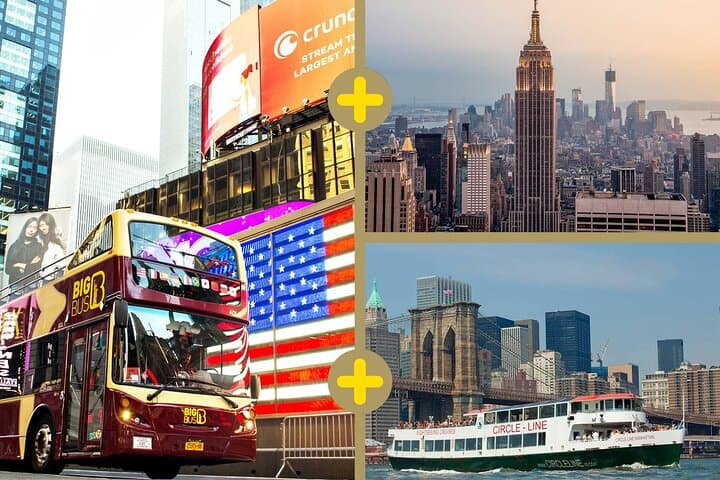 Best of NYC Bundle: Empire State, Hop-On Hop-Off Big Bus & Circle Line Cruise