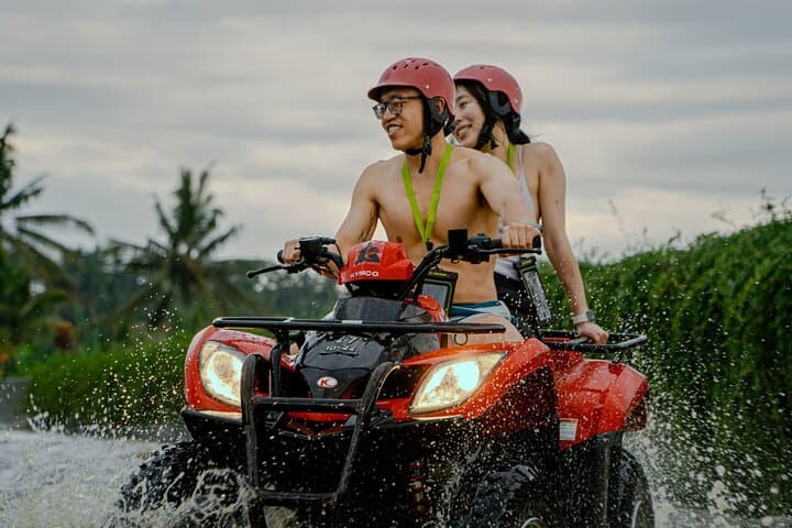 Bali ATV Kuber: Historic Tunnel Ride and Waterfall Rafting Combo in Ubud photo 4