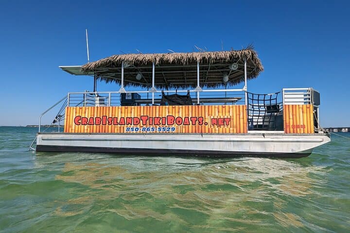 Destin Crab Island 3-Hour Shared Tiki Boat Excursion photo 2