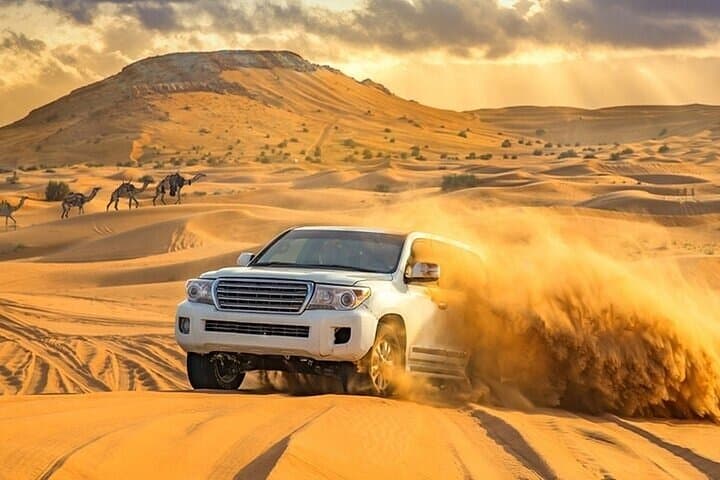 Evening Desert Safari in Lahbab: Sandboarding, Dune Bashing & BBQ Dinner from Dubai photo 6