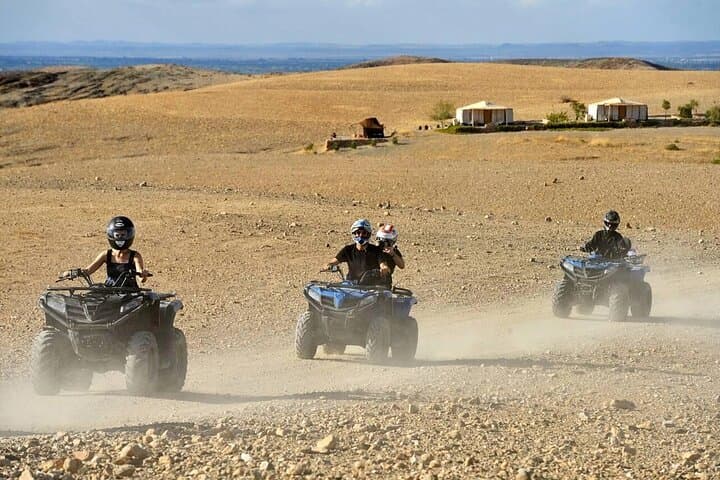 Agafay Desert Quad Biking, Sunset Camel Ride & Dinner Under the Stars photo 2