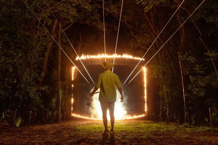 Xplor Fuego Night Adventure: Ziplines, Amphibious Vehicles & Underground Rivers in Riviera Maya