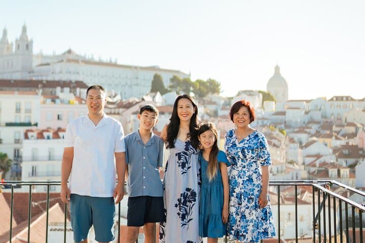 Lisbon Private Photoshoot: Alfama Viewpoint to Praça do Comércio Portrait Session photo 3
