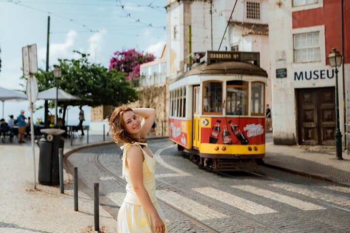 Lisbon Private Photoshoot: Alfama Viewpoint to Praça do Comércio Portrait Session photo 4