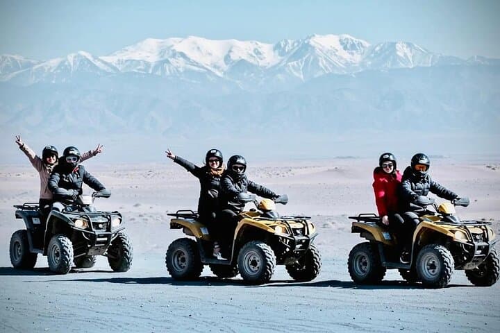 Sunset Quad Bike & Camel Ride in Agafay Desert — Dinner and Fire Show from Marrakech photo 6