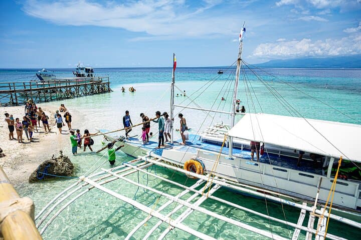 Oslob Whale Shark Encounter, Tumalog Waterfall & Sumilon Sandbar Day Tour photo 2