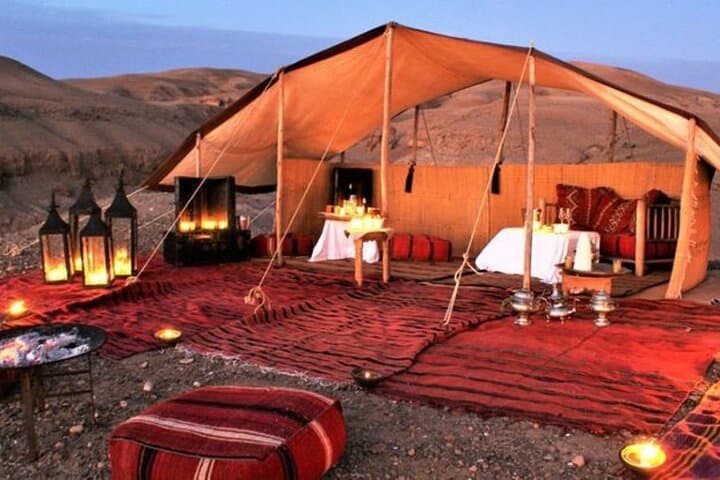 Agafay Desert Sunset Dinner from Marrakech — Berber Camp, Music & Views