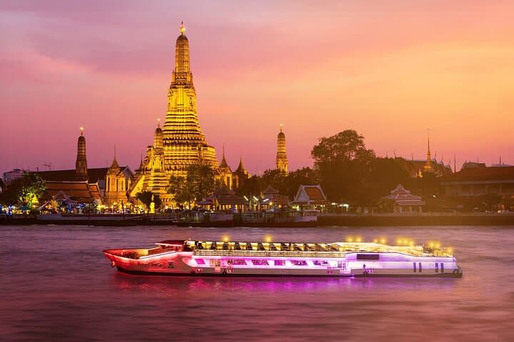 Bangkok Riverside Dinner Cruise: Buffet, Live Music & Chao Phraya Night Views